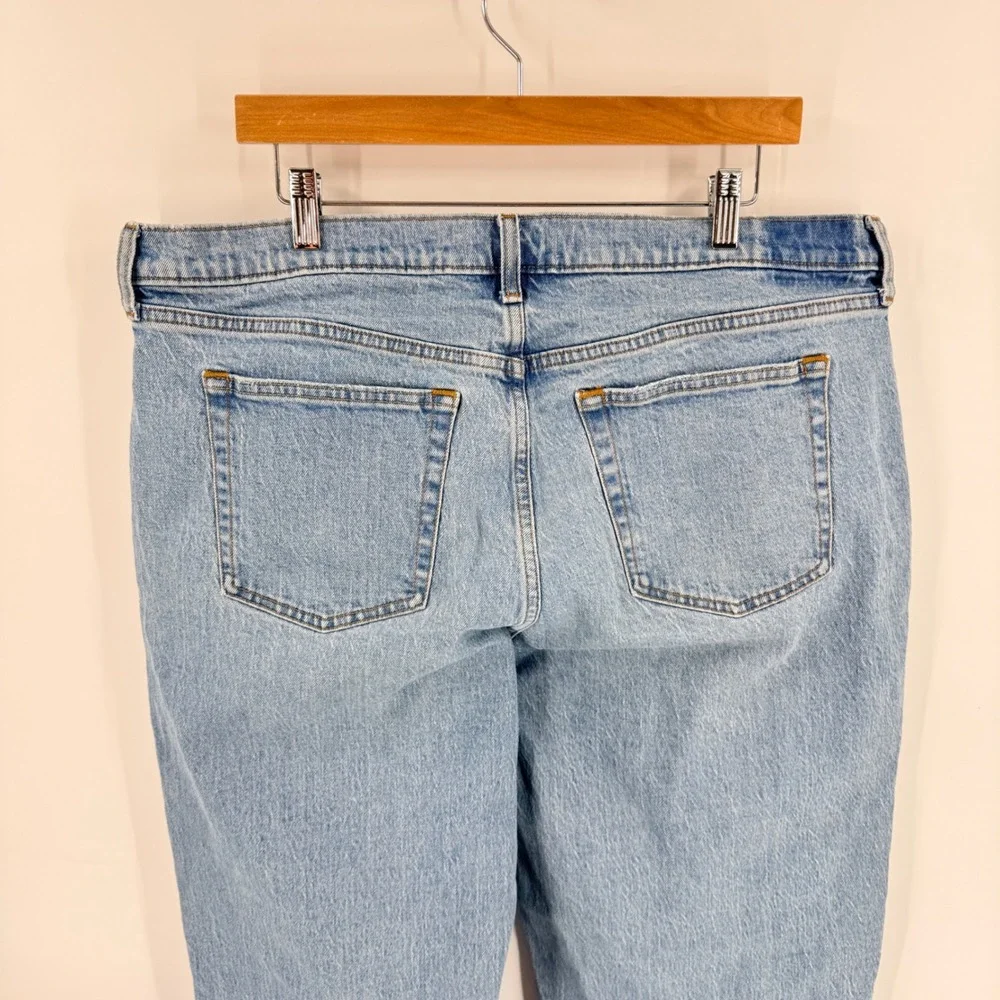 Abercrombie & Fitch The Baggy Low Rise Jeans‎ Light Rise 33/16R Curve Love